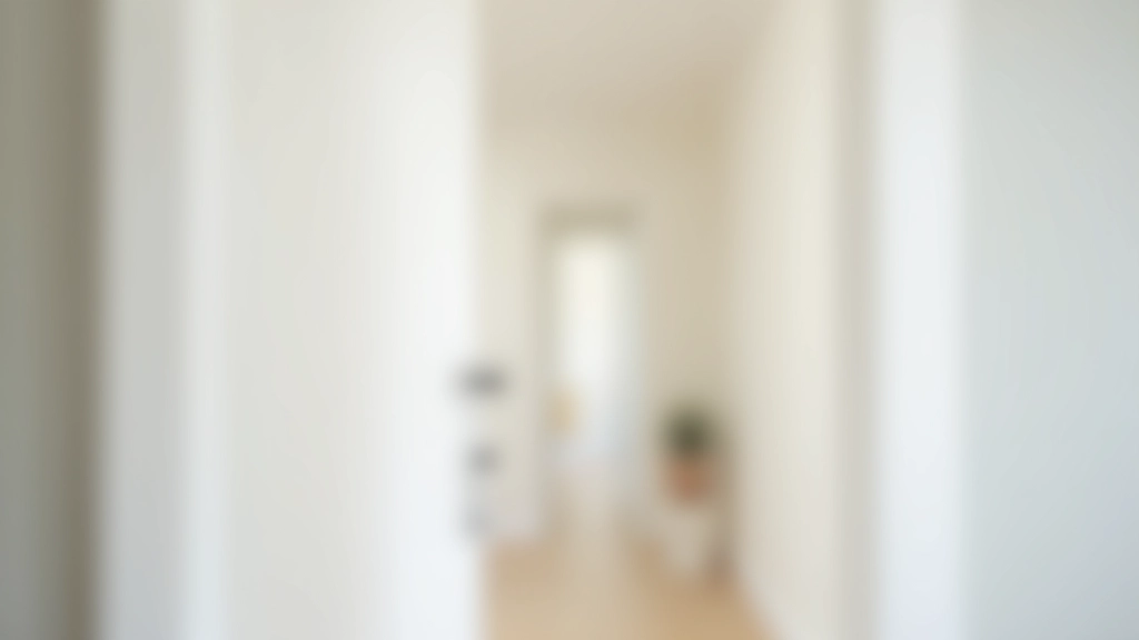 Detail of cleaned door frame and entrance after construction dust removal
