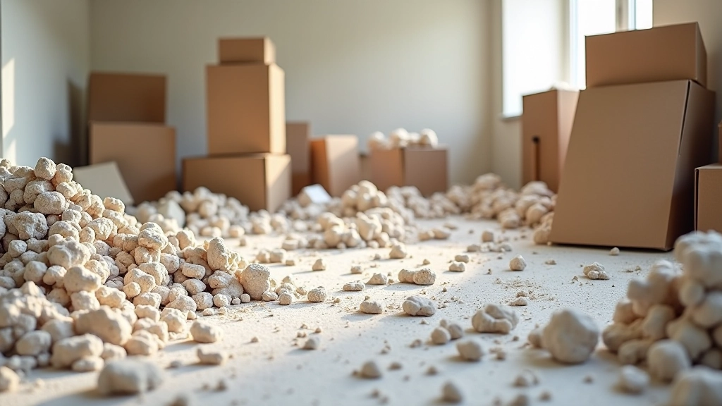 Construction debris removal site
