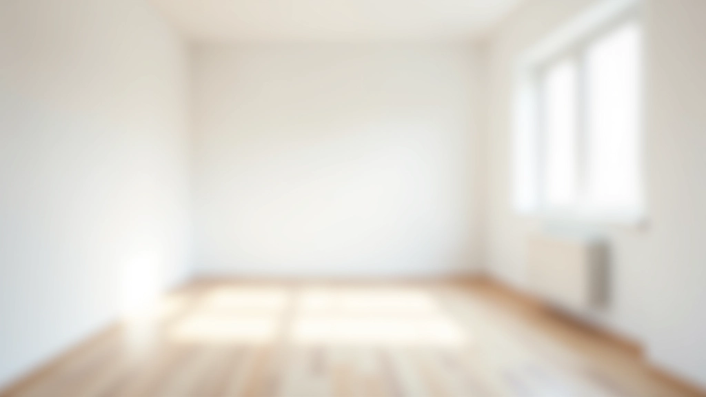 Bedroom space after professional cleanup, clean floor and walls ready for furniture placement