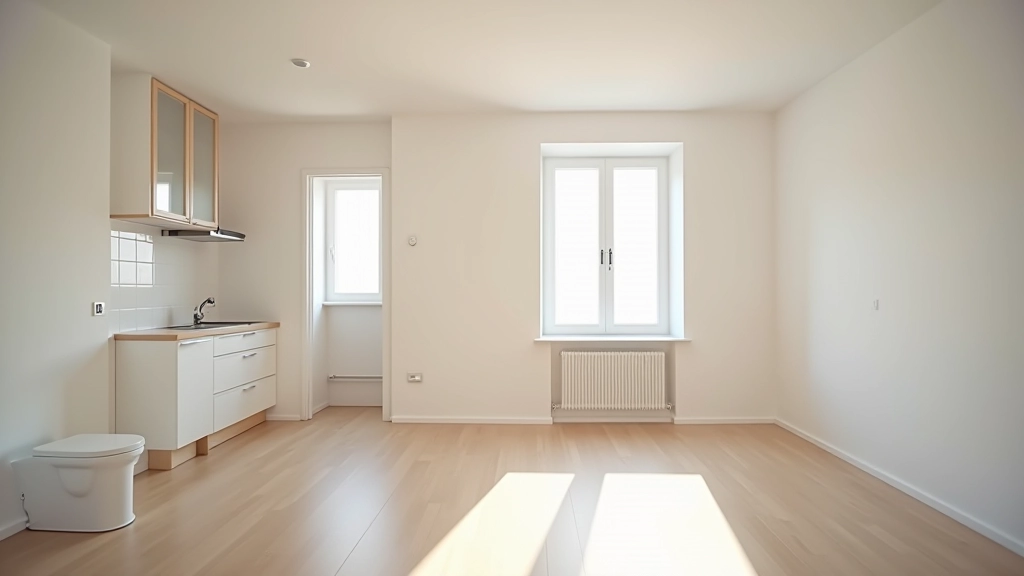 Beautifully renovated apartment ready for final cleanup